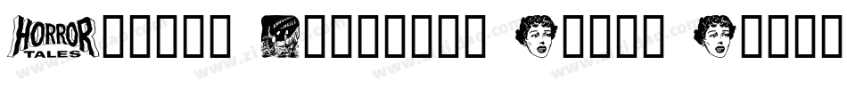 Horror Dingbats Eerie Edition字体转换
